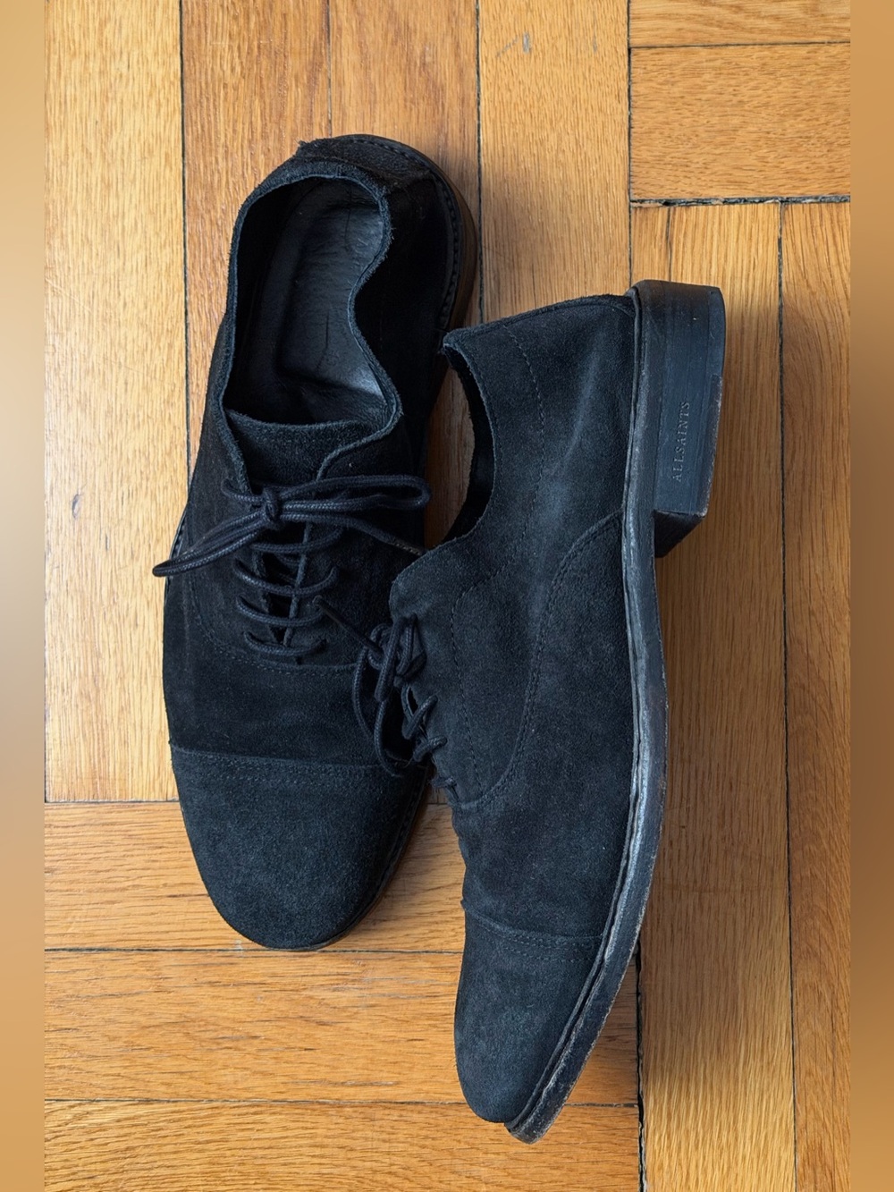 All Saints Oxford Shoes, Size 10